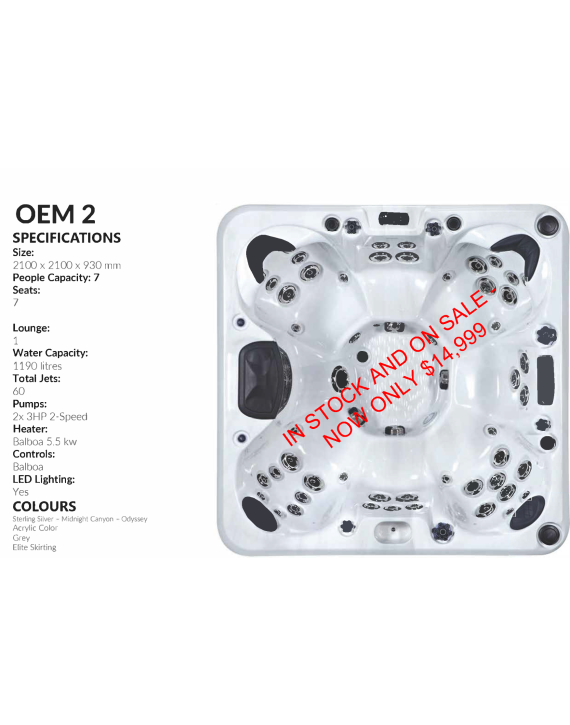 OEM 2 Hot Tub